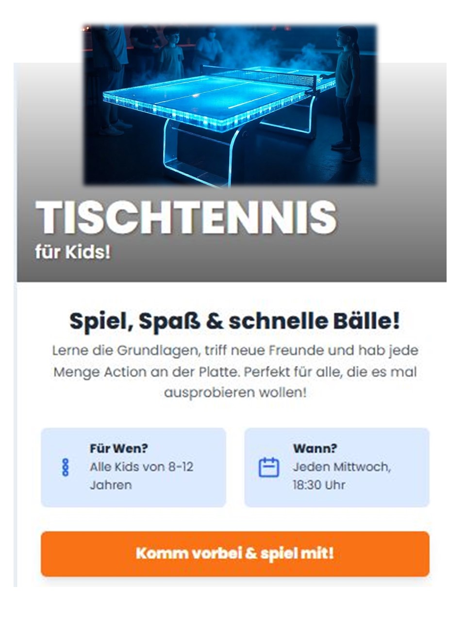 Flyer Ferienprogramm